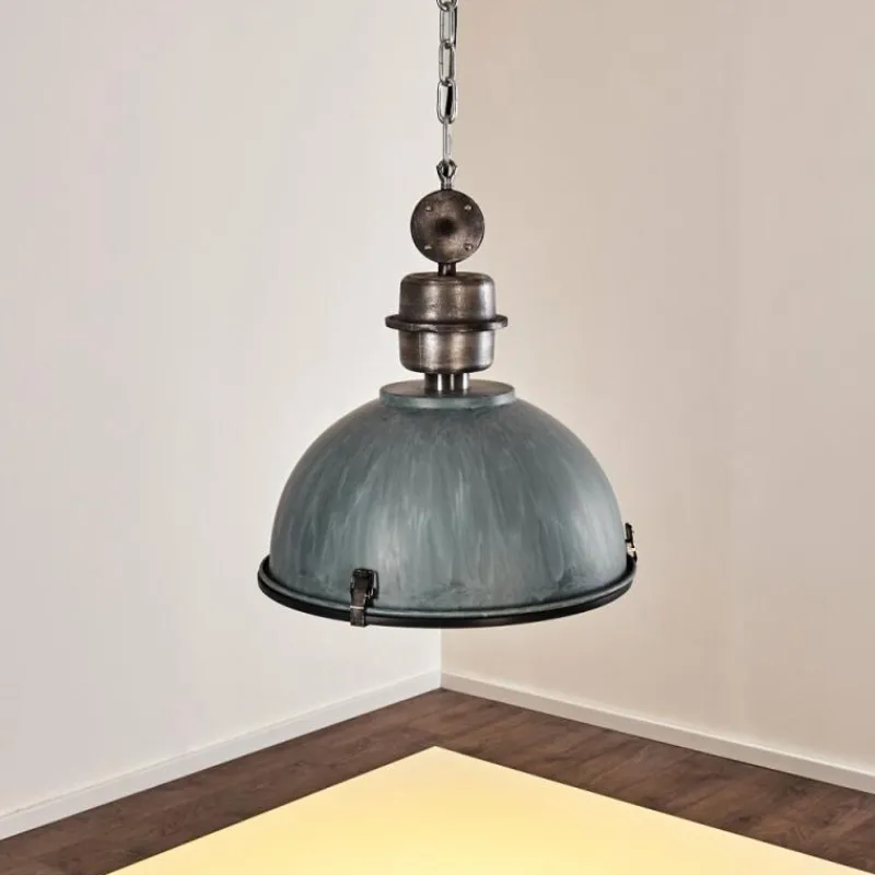 hofstein Suspension Ilvy Gris, Argenté, 1 lumière