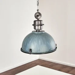 hofstein Suspension Ilvy Gris, Argenté, 1 lumière