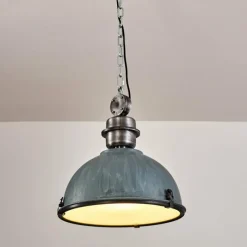 hofstein Suspension Ilvy Gris, Argenté, 1 lumière