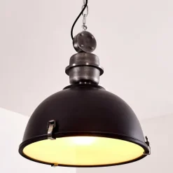Lampes Industrielles-hofstein Suspension Ilvy Noir, 1 lumière
