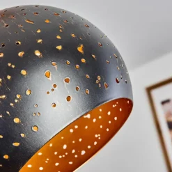 Lampes Vintages & Rétros-hofstein Suspension Imana Bois clair, Noir, 4 lumières