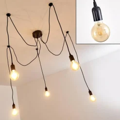 hofstein Suspension Imini Noir, 5 lumières