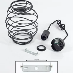 Lampes Vintages & Rétros-hofstein Suspension Iserables Noir, 1 lumière