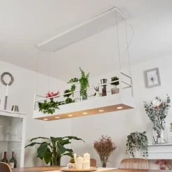 hofstein Suspension Jabilla Blanc, 6 lumières