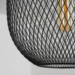 Lampes Vintages & Rétros-hofstein Suspension Jacinta Noir, 1 lumière