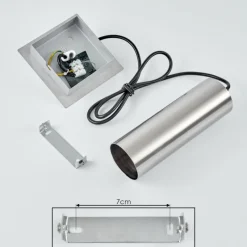 hofstein Suspension Javel Chrome, Nickel mat, 1 lumière* Suspensions