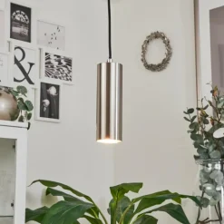 hofstein Suspension Javel Chrome, Nickel mat, 1 lumière* Suspensions