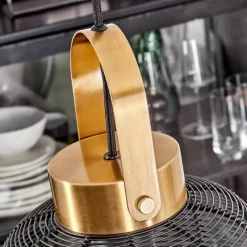 Lampes Vintages & Rétros-hofstein Suspension Jessie Noir, 1 lumière