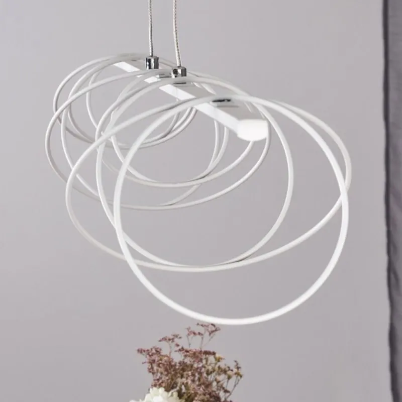 hofstein Suspension Jimma LED Blanc, 8 lumières