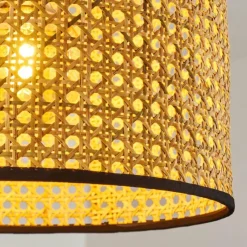 Style Boho-Chic-hofstein Suspension Jonas Noir, 1 lumière