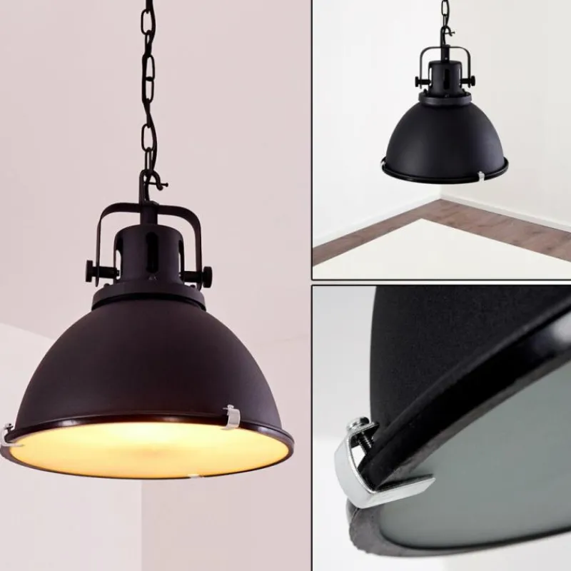 hofstein Suspension Jonsered Noir, 1 lumière