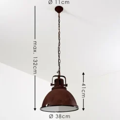 hofstein Suspension Jonsered Rouille, 1 lumière