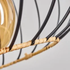 Lampes Industrielles-hofstein Suspension Journy Noir, 1 lumière