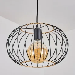 Lampes Industrielles-hofstein Suspension Journy Noir, 1 lumière