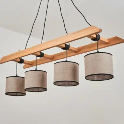 Lampes En Tissu-hofstein Suspension Jubileo Écru, 4 lumières