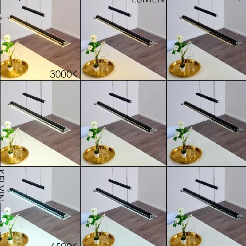 hofstein Suspension Junsele LED Noir, 1 lumière