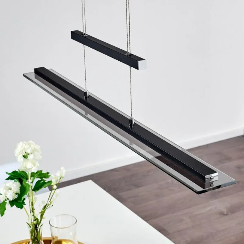 hofstein Suspension Junsele LED Noir, 1 lumière