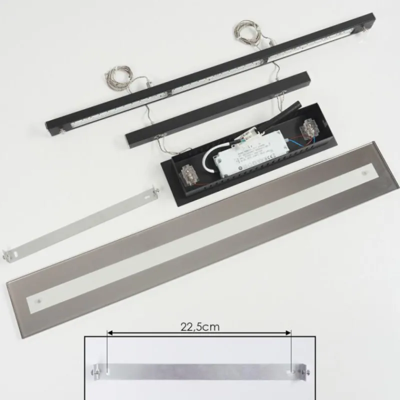 hofstein Suspension Junsele LED Noir, 1 lumière