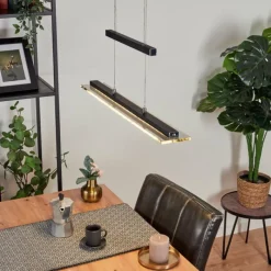 hofstein Suspension Junsele LED Noir, 1 lumière