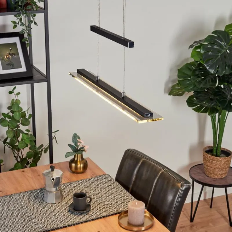 hofstein Suspension Junsele LED Noir, 1 lumière