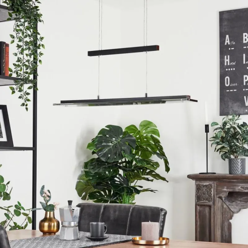 hofstein Suspension Junsele LED Noir, 1 lumière