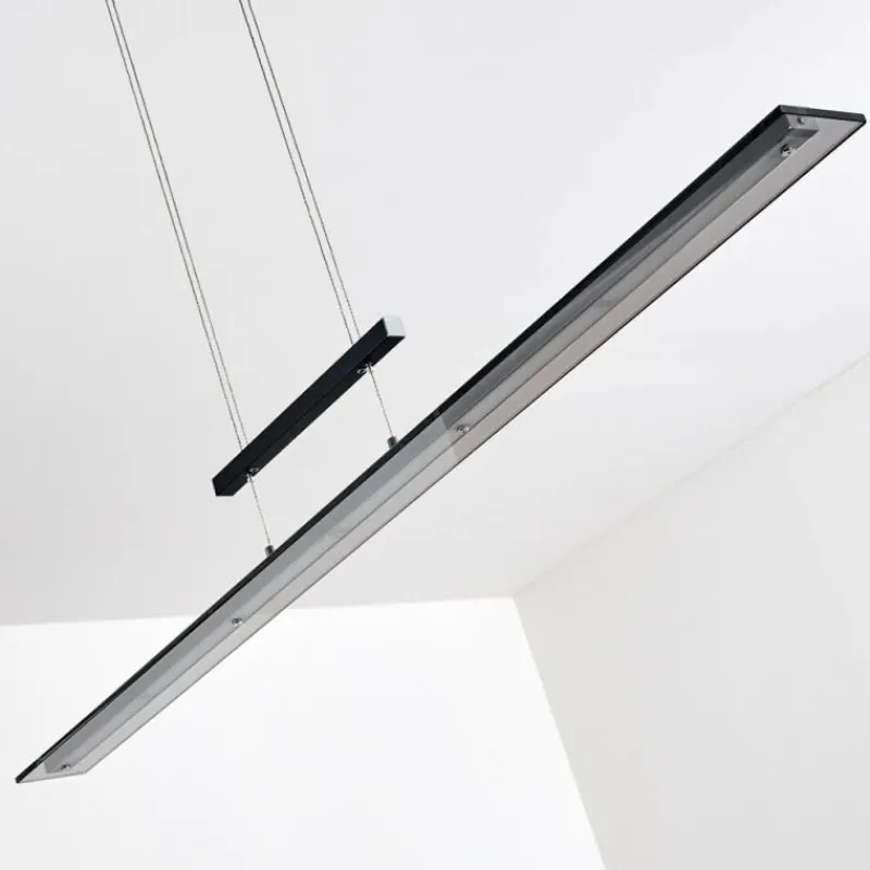 hofstein Suspension Junsele LED Noir, 1 lumière