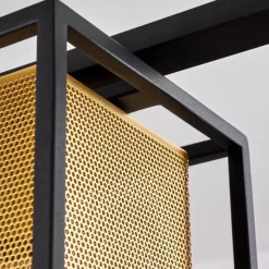 Lampes Dorées-hofstein Suspension Kabul Noir, 3 lumières