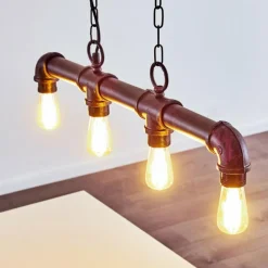 hofstein Suspension Kajen Rouille, 4 lumières* Suspensions