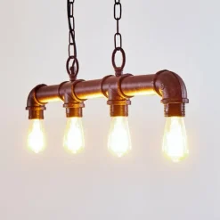 hofstein Suspension Kajen Rouille, 4 lumières* Suspensions