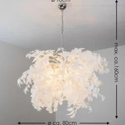 hofstein Suspension Kallax Blanc, 4 lumières