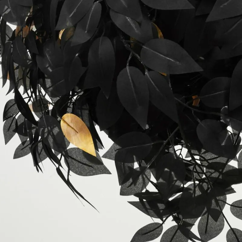 Lampes Dorées-hofstein Suspension Kallax Noir, 4 lumières