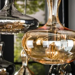 hofstein Suspension Karaf Anthracite, 7 lumières