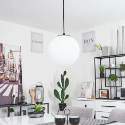 hofstein Suspension Karhia Noir, 1 lumière