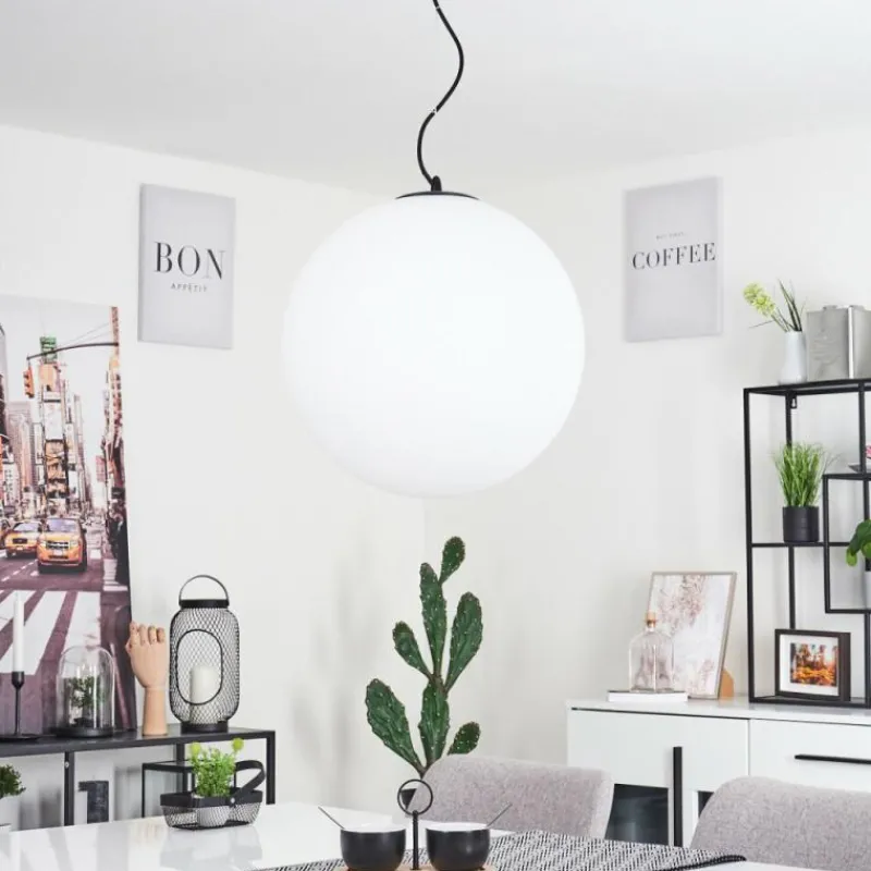 hofstein Suspension Karhia Noir, 1 lumière