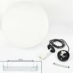 hofstein Suspension Karhia Noir, 1 lumière