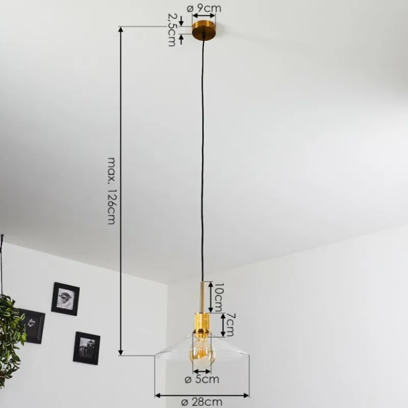 hofstein Suspension Karo Laiton, 1 lumière