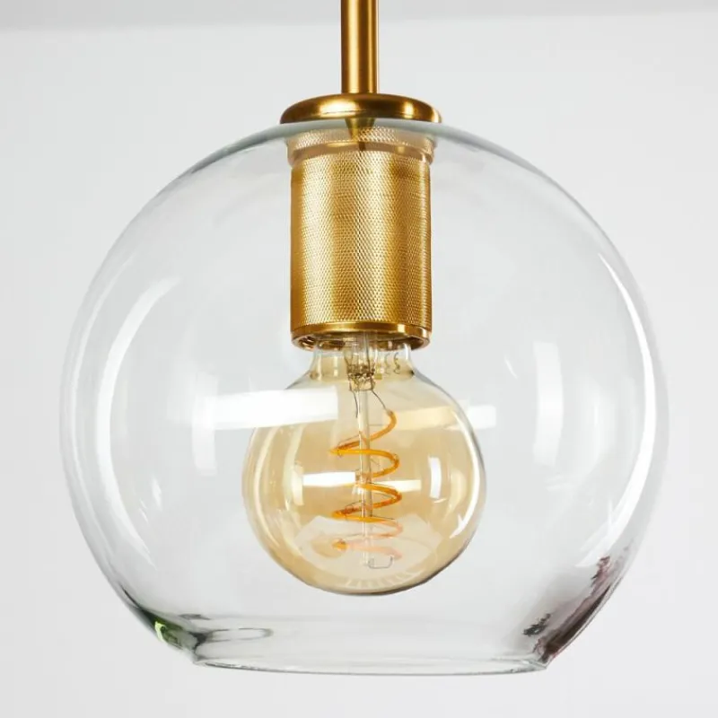 hofstein Suspension Karo Laiton, Noir, 5 lumières