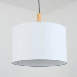 Lampes En Tissu-hofstein Suspension Kelapa Écru, 1 lumière