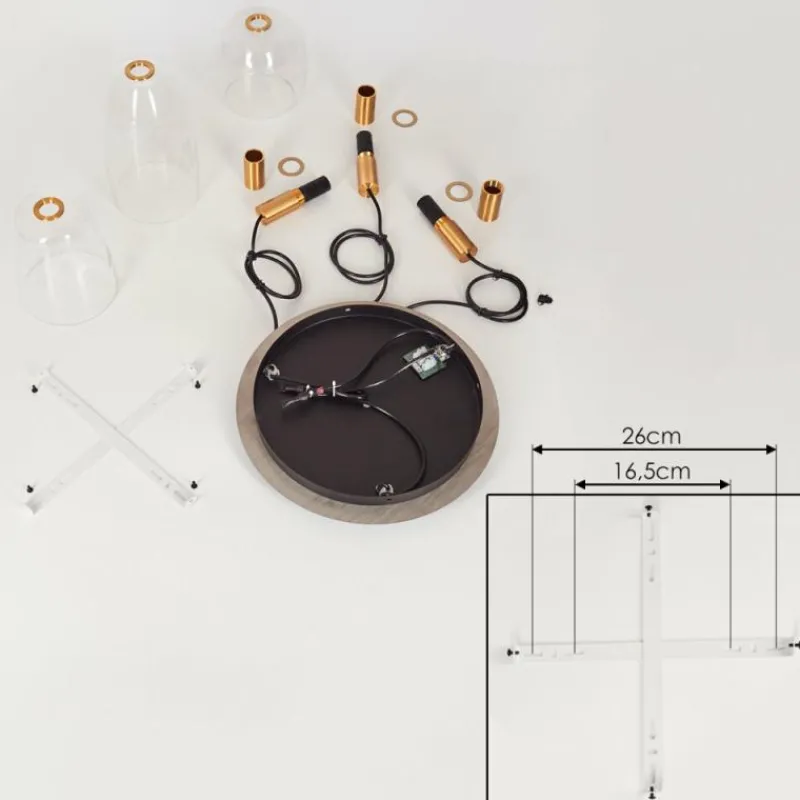 hofstein Suspension Kenong Laiton, 3 lumières