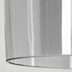 Suspension Verre Fumé-hofstein Suspension Kenong Noir, 1 lumière