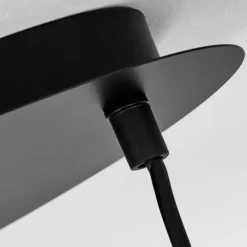 Suspension Verre Fumé-hofstein Suspension Kenong Noir, 6 lumières