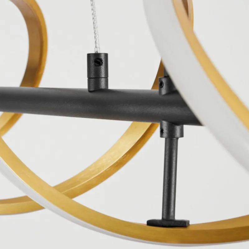 hofstein Suspension Khovet LED Noir, 1 lumière