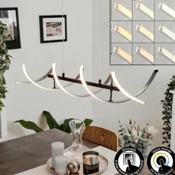 hofstein Suspension Khovet LED Noir, 1 lumière