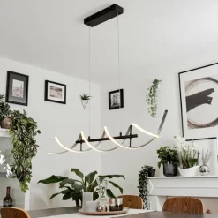 hofstein Suspension Khovet LED Noir, 1 lumière