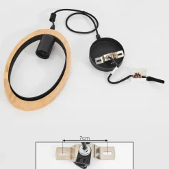 Luminaires Scandinaves-hofstein Suspension Kintore Noir, 1 lumière