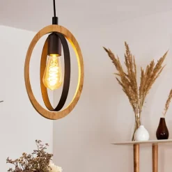 Luminaires Scandinaves-hofstein Suspension Kintore Noir, 1 lumière