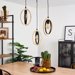 Luminaires Scandinaves-hofstein Suspension Kintore Noir, 3 lumières