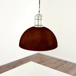 Lampes Industrielles-hofstein Suspension Kinzua Rouille, Argenté, 1 lumière