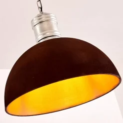 Lampes Industrielles-hofstein Suspension Kinzua Rouille, Argenté, 1 lumière