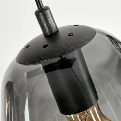 hofstein Suspension Kissaboui Noir, 6 lumières